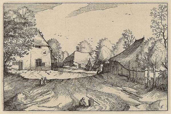 The Swann's Inn, published 1612. Creator: Claes Jansz Visscher