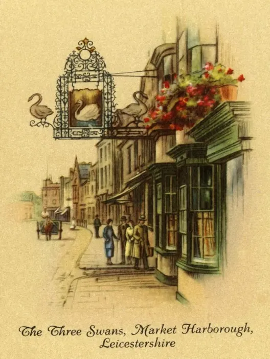 Framed Print : The Three Swans, Market Harborough, Leicestershire, 1939. Creator: Unknown Framed Print : The Three Swans, Market Harborough, Leicestershire, 1939. Creator: Unknown