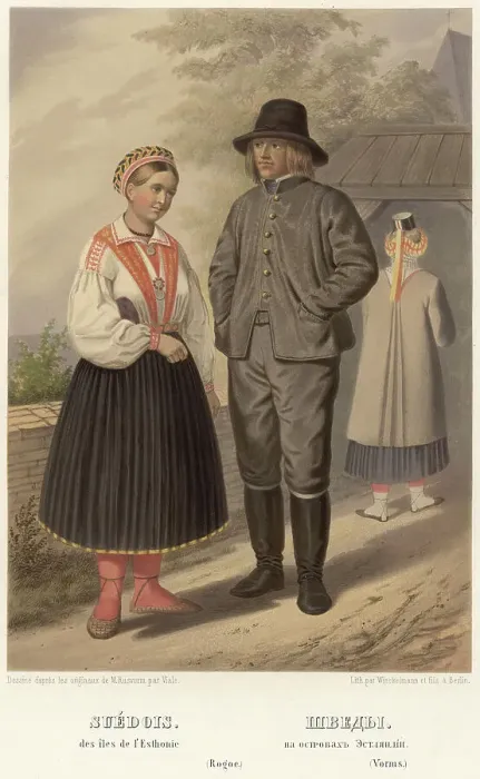 Framed Print : Swedes. On the islands of Estonia, 1862. Creator: Karl Fiale Framed Print : Swedes. On the islands of Estonia, 1862. Creator: Karl Fiale