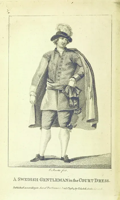 Framed Print : A Swedish Gentleman in the Court Dress, 1802. Creator: Louis Charles Ruotte Framed Print : A Swedish Gentleman in the Court Dress, 1802. Creator: Louis Charles Ruotte