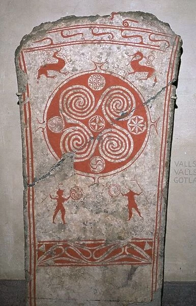 Swedish Iron Age stela
