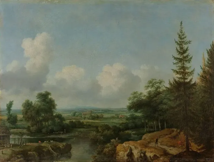 Framed Print : Swedish Landscape, 1650-1675. Creator: Allart van Everdingen Framed Print : Swedish Landscape, 1650-1675. Creator: Allart van Everdingen