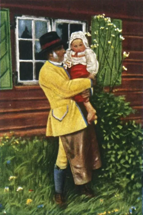 Framed Print : Swedish people in traditional costume, c1928. Creator: Unknown Framed Print : Swedish people in traditional costume, c1928. Creator: Unknown