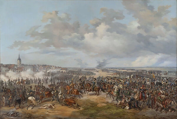 Swedish Troops Assaulting the Town Gate of Leipzig, October 19, 1813, 1853
