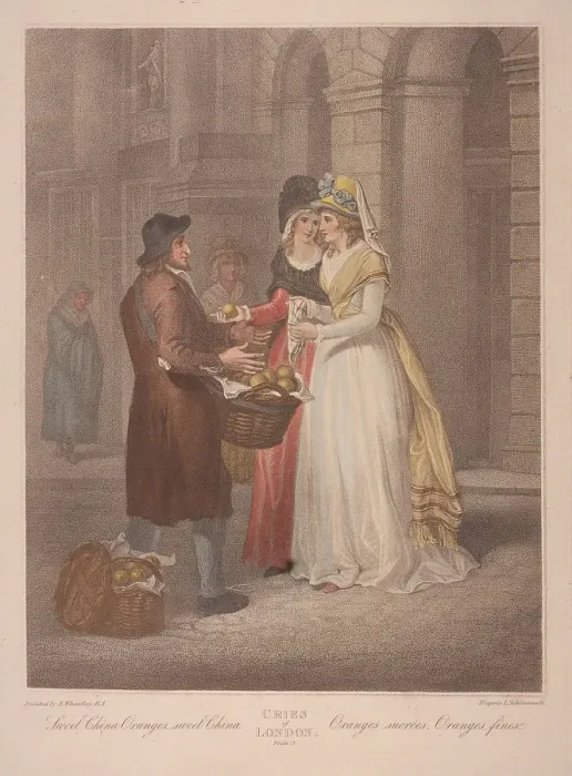 Framed Print : Sweet China Oranges, sweet China, Cries of London, c1870 Framed Print : Sweet China Oranges, sweet China, Cries of London, c1870