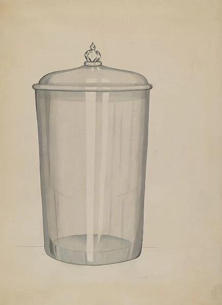Sweet Meat Jar, c. 1936. Creator: Dorothy Posten