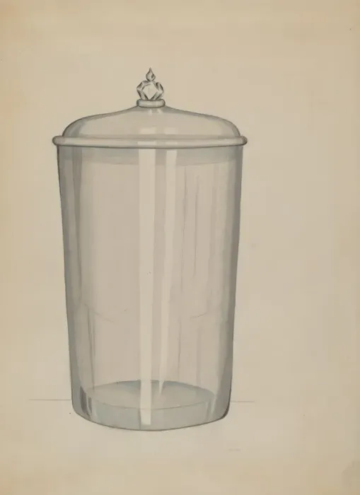 Framed Print : Sweet Meat Jar, c. 1936. Creator: Dorothy Posten Framed Print : Sweet Meat Jar, c. 1936. Creator: Dorothy Posten