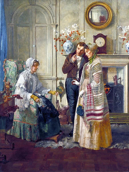 Sweethearts, 1892. Artist: Walter Dendy Sadler