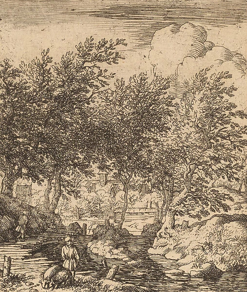 Swineherd, probably c. 1645  /  1656. Creator: Allart van Everdingen