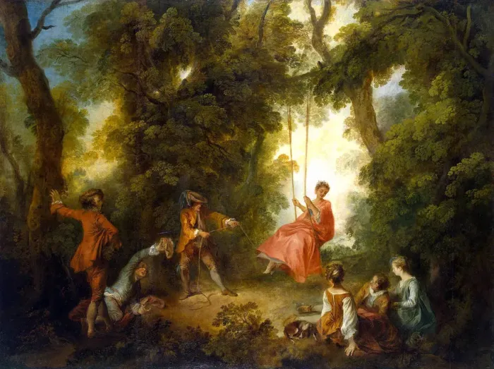 Framed Print : Swing, 1730s Framed Print : Swing, 1730s