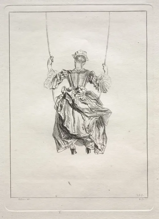 Framed Print : The Swing. Creator: Francois Boucher (French, 1703-1770) Framed Print : The Swing. Creator: Francois Boucher (French, 1703-1770)