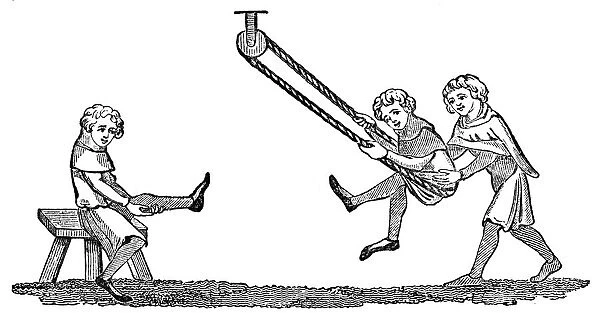 Swing exercise from the Quintain, (1833)