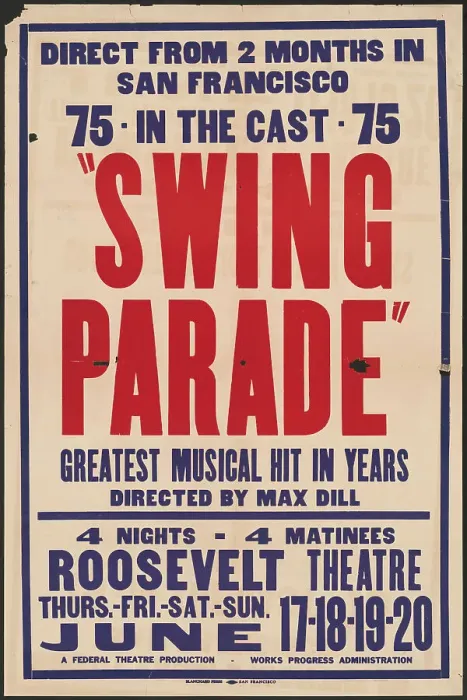 Framed Print : Swing Parade, [193-]. Creator: Unknown