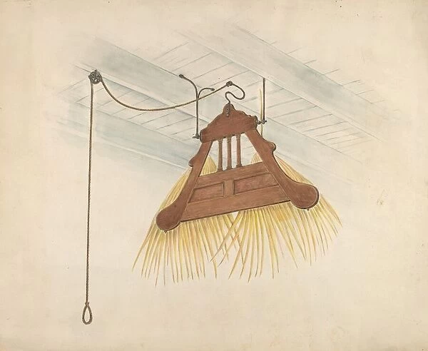 Swinging Fan, c. 1937. Creator: Al Curry