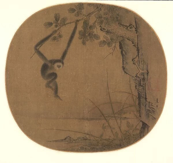 Swinging Gibbon, late 1100s- 1st quarter 1200s. Creator: Xia Gui (Chinese, active c