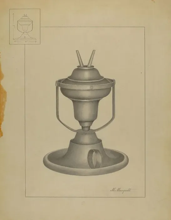 Framed Print : Swinging Lamp, c. 1936. Creator: Matthew Mangiacotti Framed Print : Swinging Lamp, c. 1936. Creator: Matthew Mangiacotti