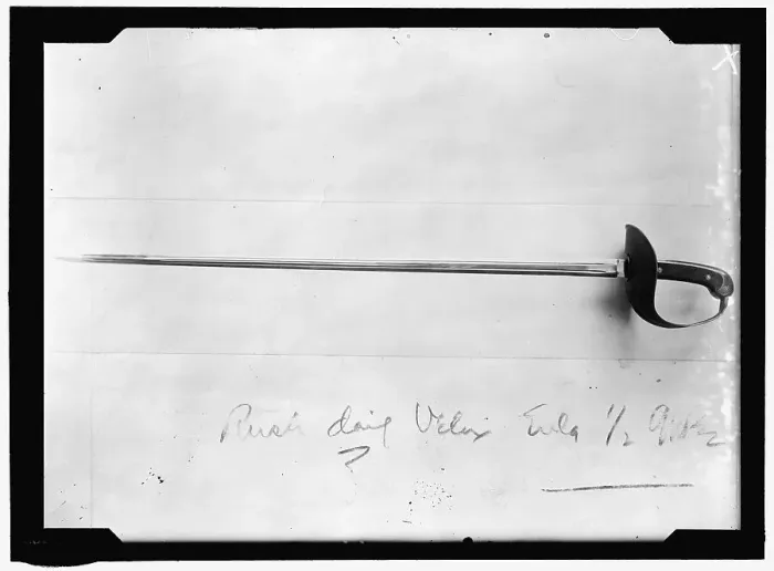 Framed Print : Sword, between 1913 and 1917. Creator: Harris & Ewing. Sword, between 1913 and 1917. Creator: Harris & Ewing Framed Print : Sword, between 1913 and 1917. Creator: Harris & Ewing. Sword, between 1913 and 1917. Creator: Harris & Ewing