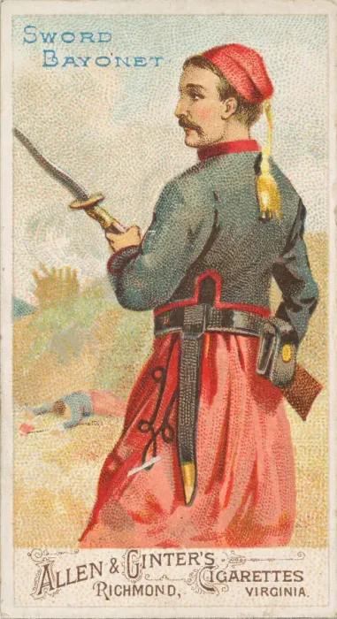 Framed Print : Sword Bayonet, from the Arms of All Nations series (N3) for Allen & Framed Print : Sword Bayonet, from the Arms of All Nations series (N3) for Allen &