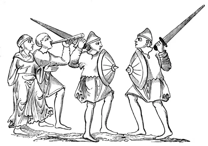 Framed Print : Sword dance, (1833) Framed Print : Sword dance, (1833)