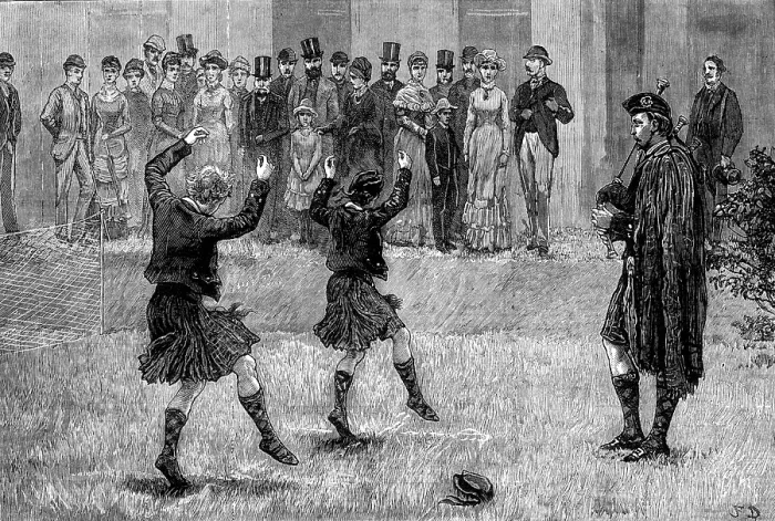 Framed Print : Sword dance of boys of the Royal Caledonian Asylum at Westbrook Park, Godalming, 1881. Creator: Unknown Framed Print : Sword dance of boys of the Royal Caledonian Asylum at Westbrook Park, Godalming, 1881. Creator: Unknown