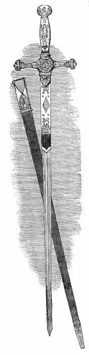 Framed Print : Sword of the Emperor Napoleon, at Windsor Castle, 1850. Creator: Unknown Framed Print : Sword of the Emperor Napoleon, at Windsor Castle, 1850. Creator: Unknown