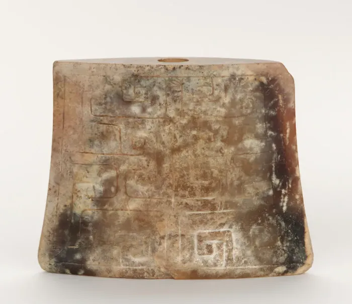 Framed Print : Sword fitting: scabbard ornament; flattened bell shape, Eastern Zhou dynasty Framed Print : Sword fitting: scabbard ornament; flattened bell shape, Eastern Zhou dynasty