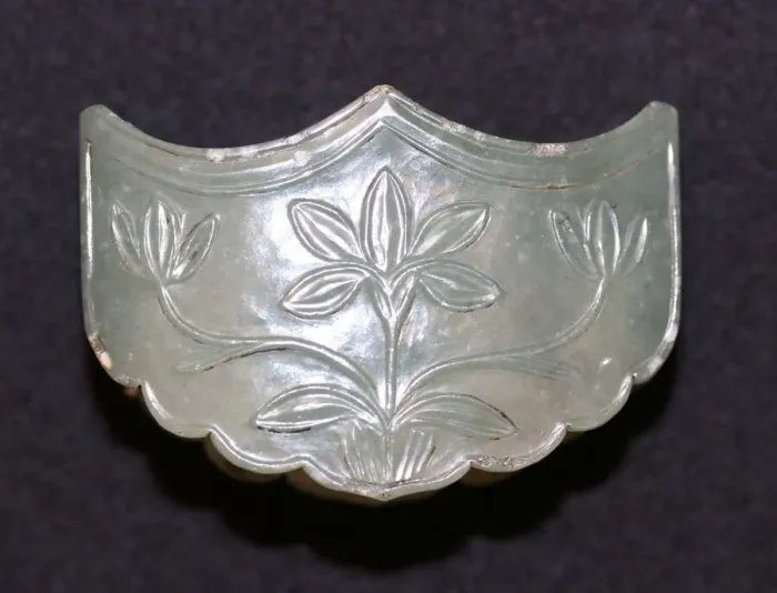 Framed Print : Sword Guard with Floral Design, , 18th century. Creator: Unknown Framed Print : Sword Guard with Floral Design, , 18th century. Creator: Unknown