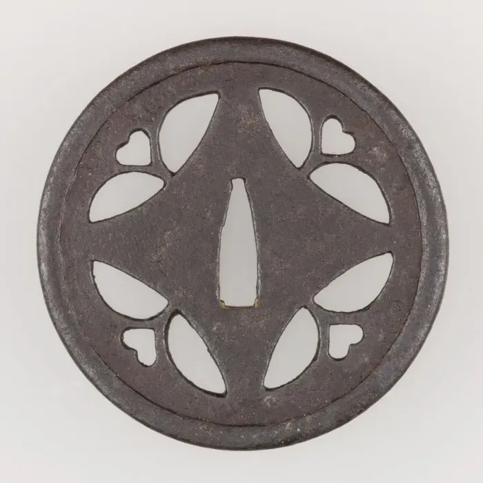 Framed Print : Sword Guard (Tsuba), Japanese, 16th century. Creator: Unknown Framed Print : Sword Guard (Tsuba), Japanese, 16th century. Creator: Unknown