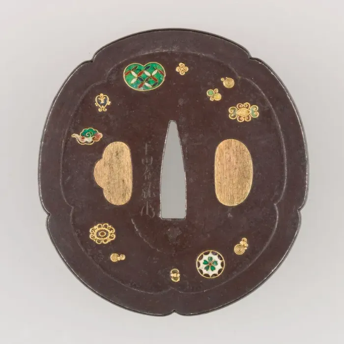 Framed Print : Sword Guard (Tsuba), Japanese, early 19th century. Creator: Unknown Framed Print : Sword Guard (Tsuba), Japanese, early 19th century. Creator: Unknown