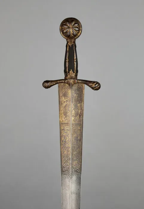 Framed Print : Sword, Northern Italy, c. 1500. Creator: Unknown Framed Print : Sword, Northern Italy, c. 1500. Creator: Unknown