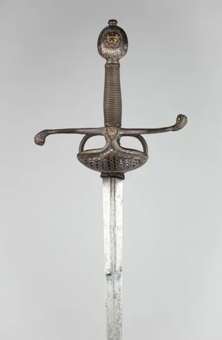 Framed Print : Sword (Pappenheimer Rapier), Netherlands, c. 1630. Creator: Unknown Framed Print : Sword (Pappenheimer Rapier), Netherlands, c. 1630. Creator: Unknown