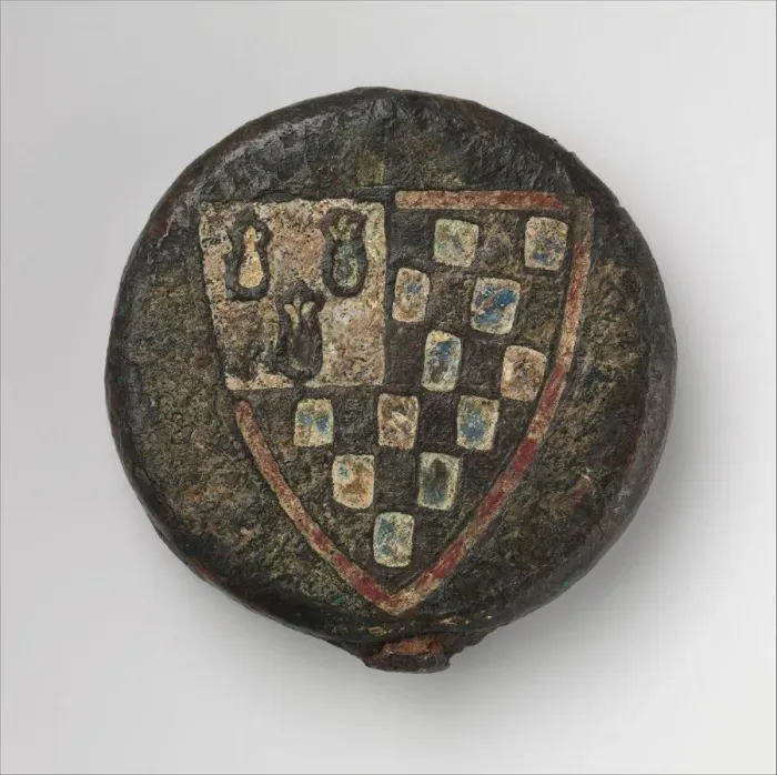 Framed Print : Sword Pommel with the Arms of Pierre de Dreux (ca. 1187-1250), French, c1240-50 Framed Print : Sword Pommel with the Arms of Pierre de Dreux (ca. 1187-1250), French, c1240-50