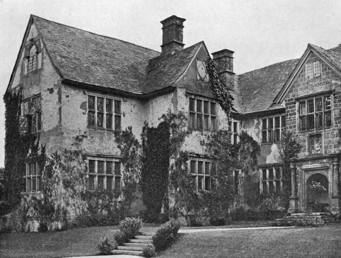 Framed Print : Sydenham House, Marystow, Devon, 1924-1926. Artist: Valentine & Sons Framed Print : Sydenham House, Marystow, Devon, 1924-1926. Artist: Valentine & Sons