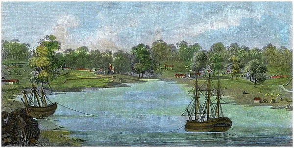 Sydney Cove, New South Wales, Australia, 20 August 1788 (c1885)