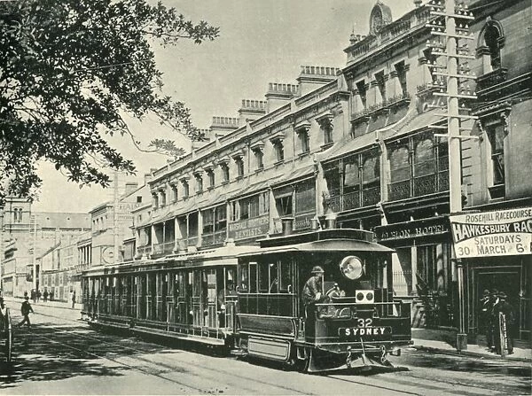 A Sydney Steam Tram, 1901. Creator: Unknown