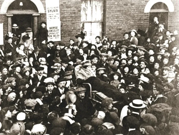 Framed Print : Sylvia Pankhurst, British suffragette, in a bath chair, London, June 1914. Artist Framed Print : Sylvia Pankhurst, British suffragette, in a bath chair, London, June 1914. Artist
