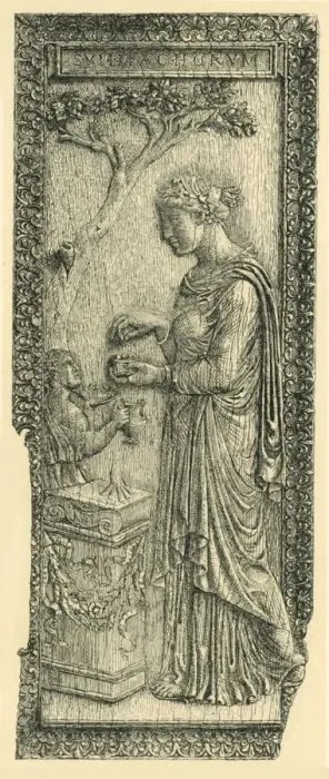 Framed Print : The Symmachi Panel, late 4th or early 5th century, (1881). Creator: W Wise