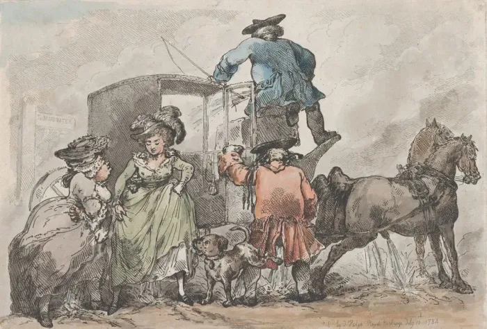 Framed Print : Sympathy, or A Family On A Journey Laying The Dust, July 12, 1784. July 12, 1784 Framed Print : Sympathy, or A Family On A Journey Laying The Dust, July 12, 1784. July 12, 1784
