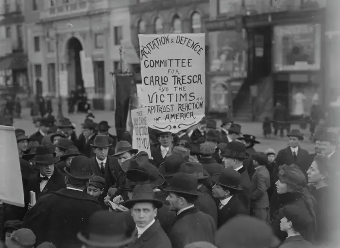 Framed Print : Sympathy Labor Parade, 1916. Creator: Bain News Service Framed Print : Sympathy Labor Parade, 1916. Creator: Bain News Service