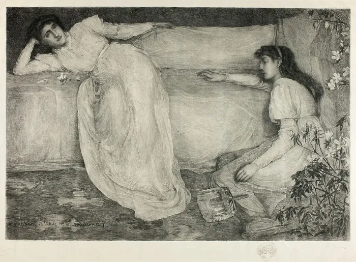 Framed Print : Symphony in White, No. III, 1908. Creator: Peter von Halm Framed Print : Symphony in White, No. III, 1908. Creator: Peter von Halm