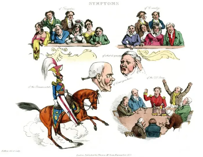 Framed Print : Symptoms of Being Amused, 1822. Artist: Henry Thomas Alken Framed Print : Symptoms of Being Amused, 1822. Artist: Henry Thomas Alken