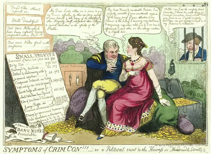 Framed Print : Symptoms of Crim. Con!!, published February 12, 1819. Creator: Isaac Robert Cruikshank Framed Print : Symptoms of Crim. Con!!, published February 12, 1819. Creator: Isaac Robert Cruikshank