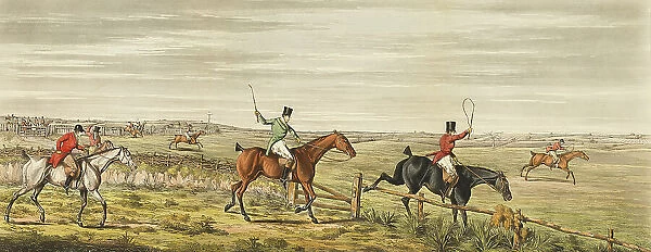 Symptoms of a Skurry, plate three from The Leicestershire Hunt, published 1825. Creator: John Dean Paul
