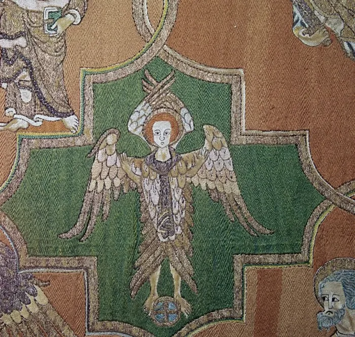 Framed Print : Detail from the Syon Cope, 14th century Framed Print : Detail from the Syon Cope, 14th century