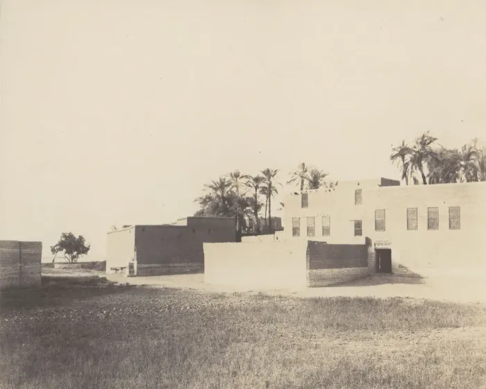 Framed Print : Syout, Habitations Arabes sur le Bord du Nil, 1851-52, printed 1853-54 Framed Print : Syout, Habitations Arabes sur le Bord du Nil, 1851-52, printed 1853-54
