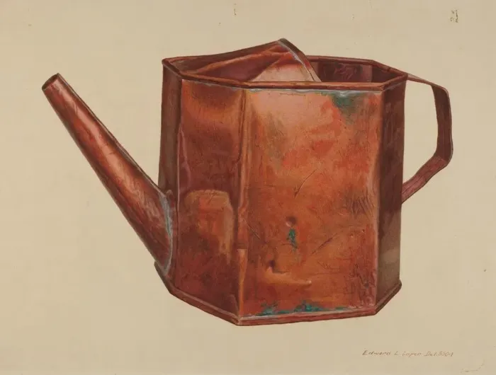 Framed Print : Syrup Cruet, c. 1942. Creator: Edward L Loper Framed Print : Syrup Cruet, c. 1942. Creator: Edward L Loper