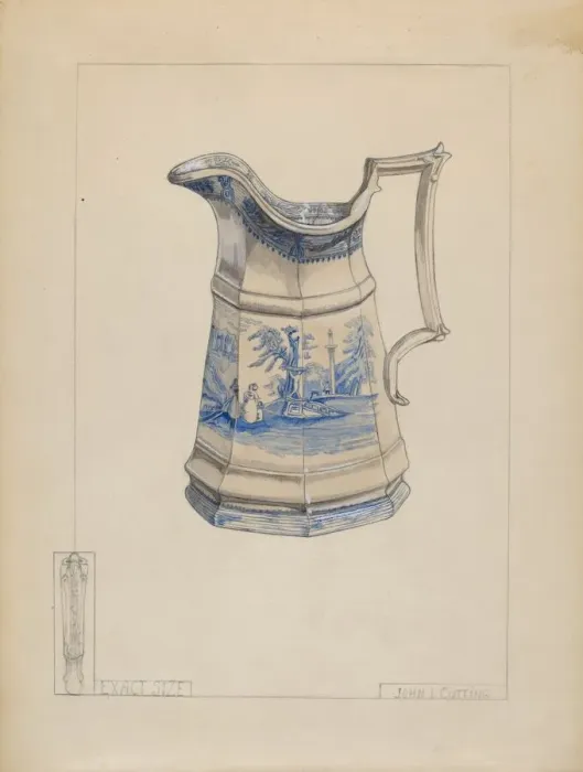 Framed Print : Syrup Pitcher, c. 1936. Creator: John Cutting Framed Print : Syrup Pitcher, c. 1936. Creator: John Cutting