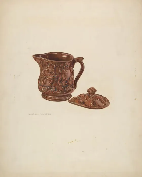 Framed Print : Syrup Pitcher, c. 1941. Creator: William Ludwig Framed Print : Syrup Pitcher, c. 1941. Creator: William Ludwig