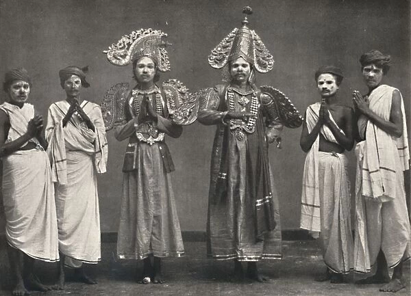 Szene aus Shakuntalavilasa, dem Spiel von Shakuntala, 1926