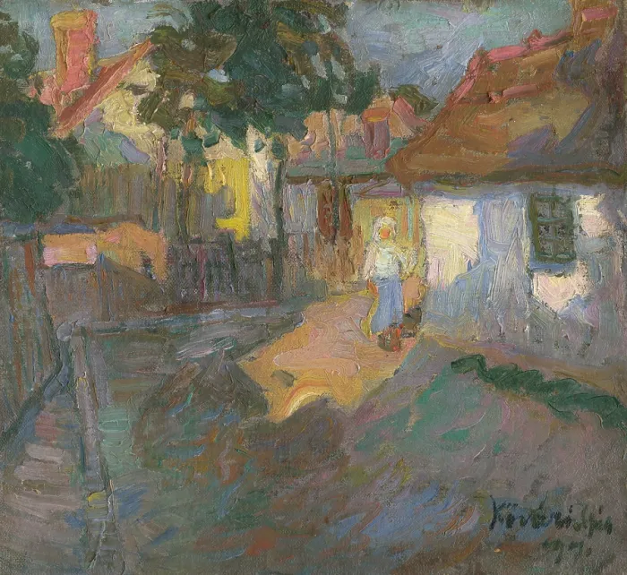 Framed Print : Szolnok, 1910. Creator: Konstantin Kovari-Kacmarik Framed Print : Szolnok, 1910. Creator: Konstantin Kovari-Kacmarik